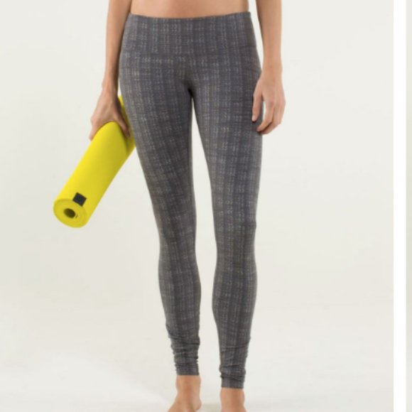 Lululemon Wunder Under Leggings, Grey/Black, 8 - Picture 3 of 10